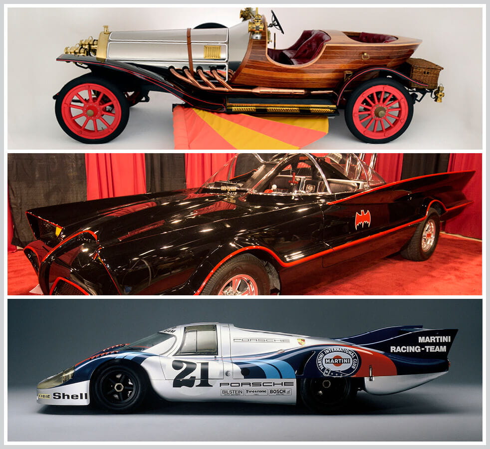 The 100 best classic cars: Chitty Chitty Bang Bang, The Batmobile, Porsche 917
